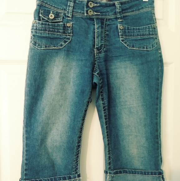 💝ANGELS JEANS CAPRI CUFFED JEANS🎄 - Picture 2 of 4